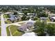 Aerial view showcasing the house's location in a residential area at 22260 Aburto Ln, Port Charlotte, FL 33952