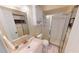 Clean bathroom with shower and single vanity at 22260 Aburto Ln, Port Charlotte, FL 33952