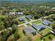 Aerial view of a new construction community, showcasing various house styles at 12550 Mohican Ave, Port Charlotte, FL 33953