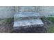 Concrete steps leading to the front entrance of the house at 612 Milus St, Punta Gorda, FL 33950