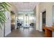 Building lobby with seating area, elevator access, and modern design at 2675 Gulf Of Mexico Dr # 204, Longboat Key, FL 34228