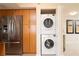 Stackable washer and dryer in a convenient closet at 2675 Gulf Of Mexico Dr # 204, Longboat Key, FL 34228