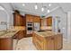 Spacious kitchen with granite countertops and wooden cabinetry at 18189 Ohara Dr, Port Charlotte, FL 33948