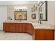 Bathroom with double vanity and upgraded countertops at 18189 Ohara Dr, Port Charlotte, FL 33948