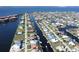 Wide aerial view of waterfront community with many houses and canals at 2817 Coral Way, Punta Gorda, FL 33950