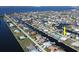 Aerial view showing home's location on canal with boat access at 2817 Coral Way, Punta Gorda, FL 33950