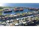 Aerial showing neighborhood and waterfront at 2817 Coral Way, Punta Gorda, FL 33950