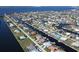 Aerial view of a canal front community at 2817 Coral Way, Punta Gorda, FL 33950