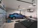 Spacious garage with room for two cars and storage at 2761 Newman Dr, North Port, FL 34288