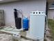 Exterior water system with filtration and pump at 1525 Heberling Ave, North Port, FL 34288