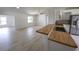 Modern kitchen with butcher block countertops and stainless steel appliances at 1525 Heberling Ave, North Port, FL 34288