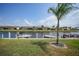 Backyard view of the canal with boat docks ready for your boats at 4000 Bal Harbor Blvd # 214, Punta Gorda, FL 33950