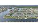 Waterfront community view from above at 4000 Bal Harbor Blvd # 214, Punta Gorda, FL 33950