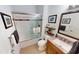 Updated bathroom with a tub/shower combo at 10034 Winding River Rd, Punta Gorda, FL 33950
