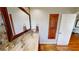 Bathroom with double vanity and mosaic tile backsplash at 10034 Winding River Rd, Punta Gorda, FL 33950
