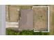 Aerial view of house, driveway, and fenced backyard at 4530 Irdell Ter, North Port, FL 34288