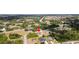 Aerial view showcasing house location in neighborhood at 4530 Irdell Ter, North Port, FL 34288