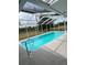 Screened-in pool with a spacious deck at 75 Annapolis Ln, Rotonda West, FL 33947