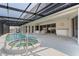 Relaxing pool and spa with covered patio and water views at 1060 San Mateo Dr, Punta Gorda, FL 33950