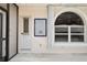 Exterior view showcasing a convenient pool shower and window at 1060 San Mateo Dr, Punta Gorda, FL 33950