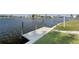 Private dock offering convenient access to the water at 1060 San Mateo Dr, Punta Gorda, FL 33950