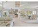 Open concept dining room with glass display cabinets at 1060 San Mateo Dr, Punta Gorda, FL 33950