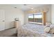 Bedroom with water views and access to balcony at 1060 San Mateo Dr, Punta Gorda, FL 33950