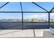 Screened balcony overlooking the canal and neighborhood at 1060 San Mateo Dr, Punta Gorda, FL 33950