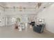 Spacious living room with high ceilings, and access to the pool area at 1060 San Mateo Dr, Punta Gorda, FL 33950