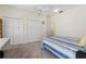 Guest bedroom with double closet and neutral decor at 1060 San Mateo Dr, Punta Gorda, FL 33950