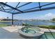 Enjoy this spa with covered patio and scenic water views at 1060 San Mateo Dr, Punta Gorda, FL 33950