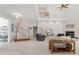 Bright and airy living room with two-story high ceilings at 1060 San Mateo Dr, Punta Gorda, FL 33950