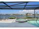 Private spa with covered patio and scenic water views at 1060 San Mateo Dr, Punta Gorda, FL 33950