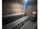 Clean sauna with wooden benches at 8750 Midnight Pass Rd # 202, Sarasota, FL 34242