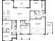 3-bedroom, 2-bathroom floor plan with open living area and lanai at 15512 Greenwood Ave, Port Charlotte, FL 33981