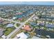 Aerial view of waterfront home and neighborhood at 1081 Coronado Dr, Punta Gorda, FL 33950