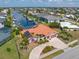 Waterfront home with canal access and lush landscaping at 1081 Coronado Dr, Punta Gorda, FL 33950