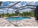 Inviting kidney-shaped pool with a screened enclosure at 4093 River Bank Way, Punta Gorda, FL 33980