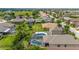 Aerial view of a house with a private pool and screened enclosure at 4093 River Bank Way, Punta Gorda, FL 33980