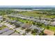 An aerial view of a house with a backyard and pool at 4093 River Bank Way, Punta Gorda, FL 33980
