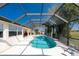 Beautiful screened pool and patio with open views at 16446 Belo Ct, Punta Gorda, FL 33955