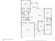 Detailed floor plan showcasing the layout of the home, including bedrooms, bathrooms, and living areas at 2049 Delta St, Port Charlotte, FL 33952