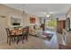 Spacious living room with comfy seating and a dining area at 3310 Loveland Blvd # 1502, Punta Gorda, FL 33980