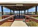 Covered pavilion with lake view and seating at 3310 Loveland Blvd # 1502, Punta Gorda, FL 33980