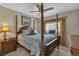 Charming bedroom with a post bed and plenty of light at 3310 Loveland Blvd # 1502, Punta Gorda, FL 33980