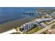 Condo building and waterfront view with neighboring buildings at 1500 Park Beach Cir # 3C, Punta Gorda, FL 33950
