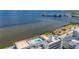 Rooftop pool and deck overlooking the water at 1500 Park Beach Cir # 3C, Punta Gorda, FL 33950