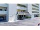 Convenient parking garage entrance with access to building at 1500 Park Beach Cir # 3C, Punta Gorda, FL 33950