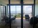Balcony with water view and seating area at 87 Vivante Blvd # 8742, Punta Gorda, FL 33950