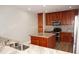 Kitchen with granite countertops and stainless steel appliances at 87 Vivante Blvd # 8742, Punta Gorda, FL 33950